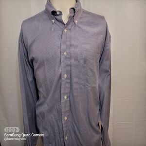 𝅺HATHAWAY Sport Long Sleeve Chamberlin Twill Button Down Shirt Men's Size XL